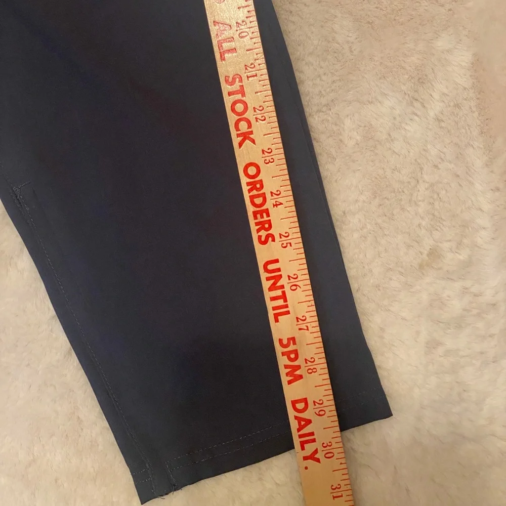 Berkley Jensen men’s active pant size Large Blue zipper cuff elastic waist